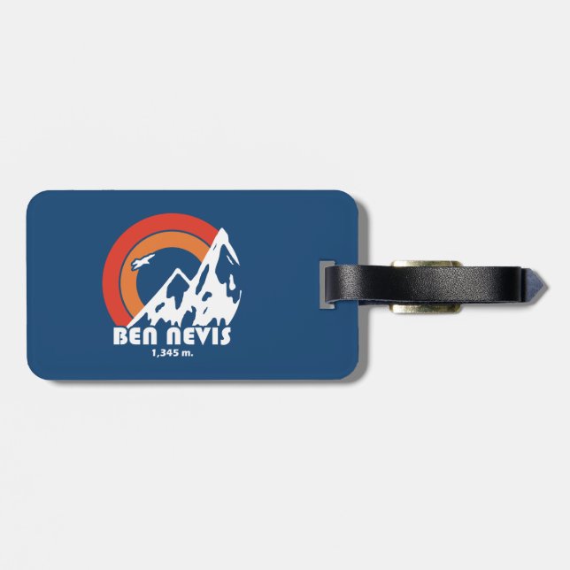 Ben Nevis Sun Eagle Luggage Tag (Back Horizontal)