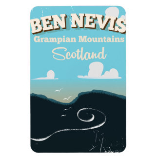 Ben Nevis vintage travel poster Magnet