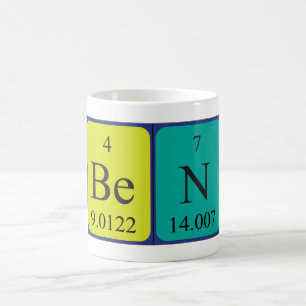 Ben periodic table name mug