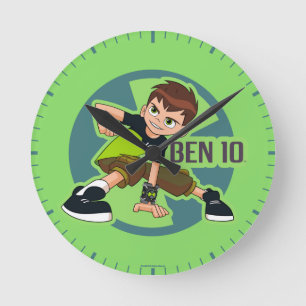Ben Tennyson Omnitrix Graphic Round Clock