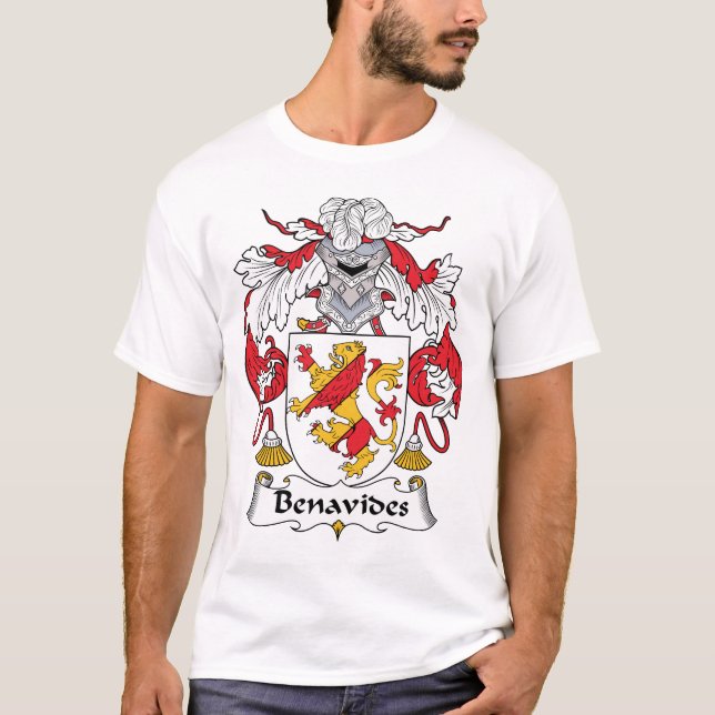 Benavides Family Crest T-Shirt (Front)