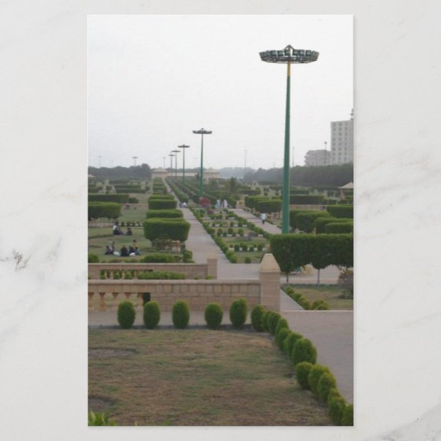 Benazir Park Scenic Landscape Print (Front)