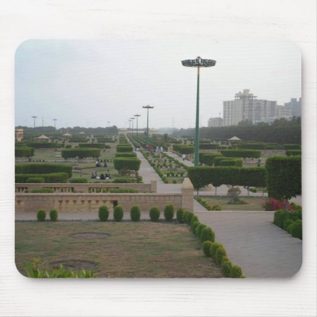 Benazir Park Scenic Landscape Print Mouse Mat (Front)