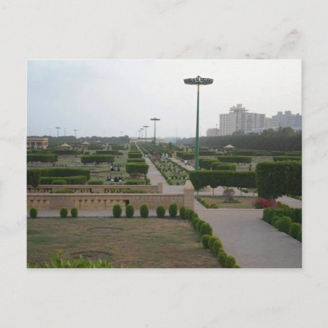 Benazir Park Scenic Landscape Print Postcard (Front)