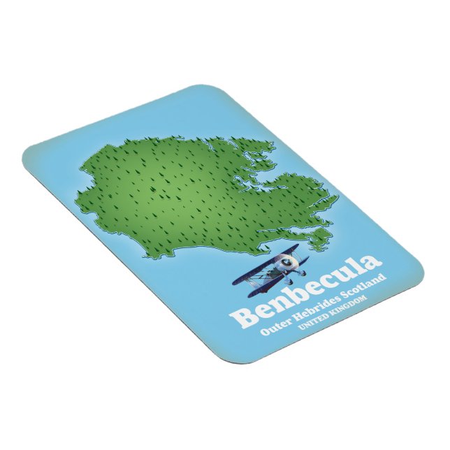 Benbecula Outer Hebrides Scotland Magnet (Right Side)