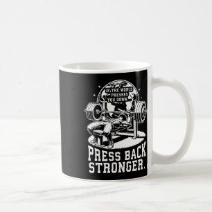Bench - Anime Bodybuilding Gym Workout Fitness Mot Coffee Mug