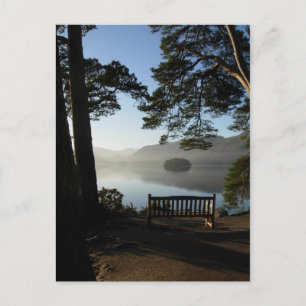 Bench at Friar's Crag Postcard