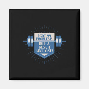 Bench Bodybuilding For Men Powerlifting Motivation Magnet