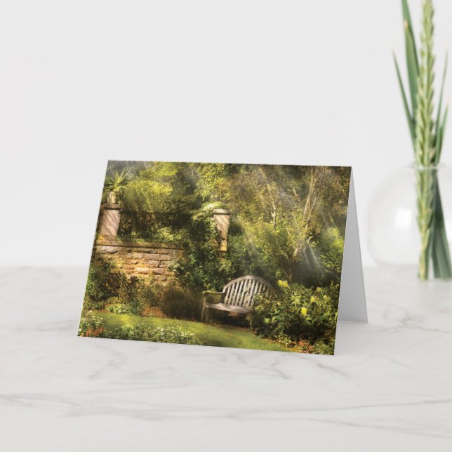 Bench - Edens Edge Holiday Card (Front)