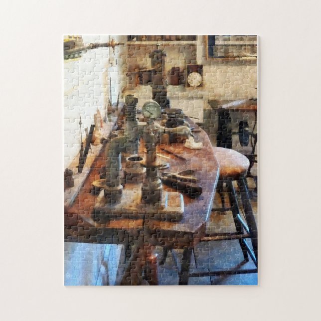 Bench in Dental Lab Jigsaw Puzzle (Vertical)