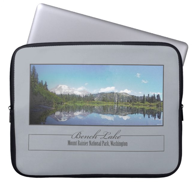 Bench Lake Laptop Sleeve (Front)
