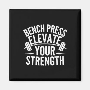 Bench Press Exercise Bodybuilding Fitness Workout  Magnet