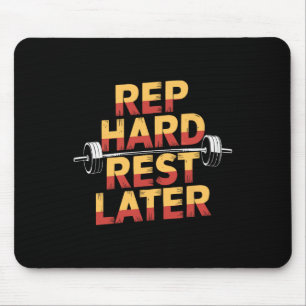 Bench Press Exercise Bodybuilding Fitness Workout Mouse Mat