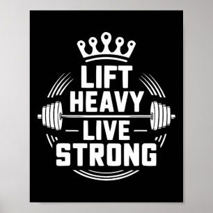 Bench Press Exercise Bodybuilding Fitness Workout Poster