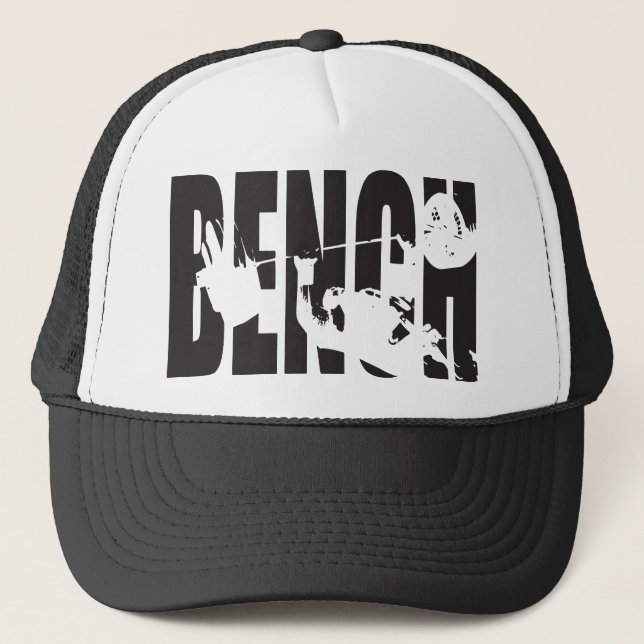 Bench Press - Gym Motivation Trucker Hat (Front)
