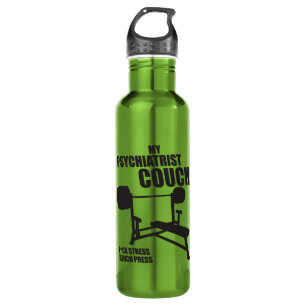 Bench Press - My Psychiatrist Couch - Bodybuilding 710 Ml Water Bottle