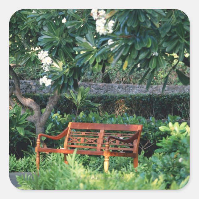 Bench Square Sticker (Front)