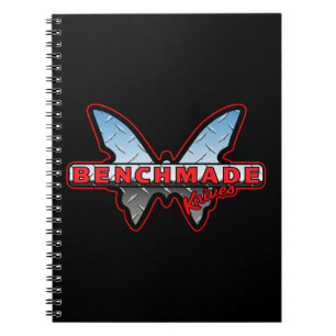 Benchmade Knives 80’s Retro Chrome Butterfly  T-Sh Notebook