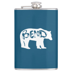 Bend Bear Hip Flask
