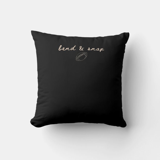 Bend Football Tis The Season Game Day Thanksgiving Cushion (Front)