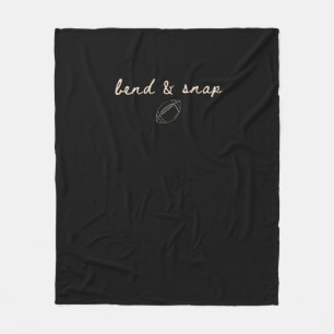 Bend Football Tis The Season Game Day Thanksgiving Fleece Blanket
