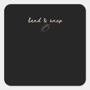 Bend Football Tis The Season Game Day Thanksgiving Square Sticker