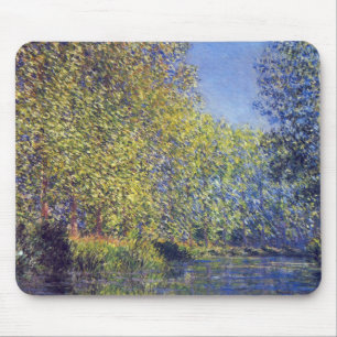 Bend in Epte River near Giverny by Claude Monet Mouse Mat