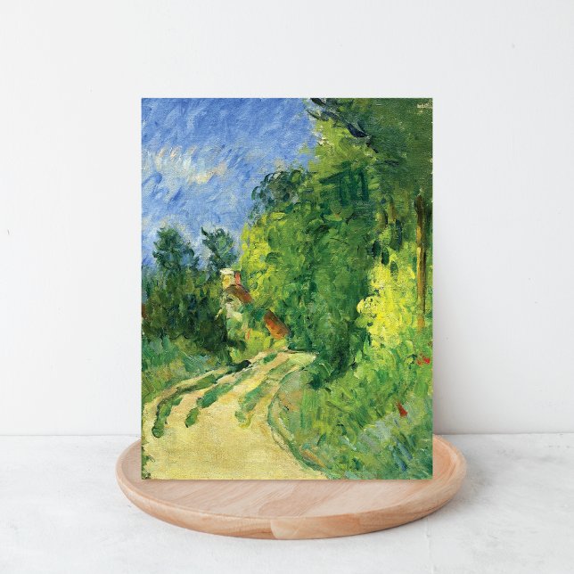 Bend in the Road Forest Paul Cezanne Postcard (Creator Uploaded)