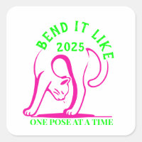 Bend It Like 2025: Yoga Cat Fun