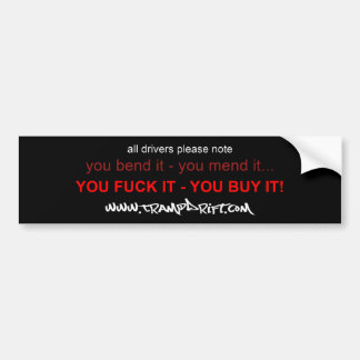 bend_it_mend_it bumper sticker