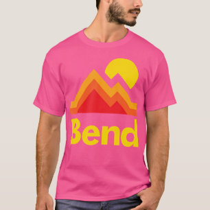 Bend Oregon Hiking Retro Vintage Mountain T-Shirt