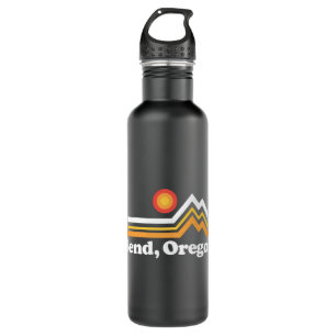 Bend Oregon Long Sleeve Shirt - Retro Vintage Moun 710 Ml Water Bottle