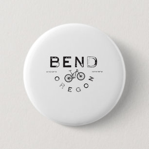 Bend Oregon Mountain Biking 6 Cm Round Badge