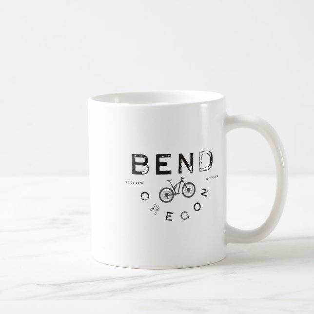 Bend Oregon Mountain Biking  Coffee Mug (Right)