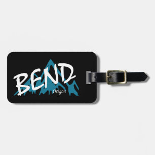Bend Oregon Mountains Luggage Tag