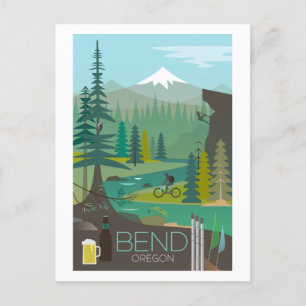 Bend, Oregon Postcard