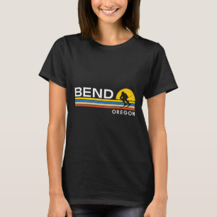 Bend Oregon Skiing Vintage Retro Souvenirs  T-Shirt