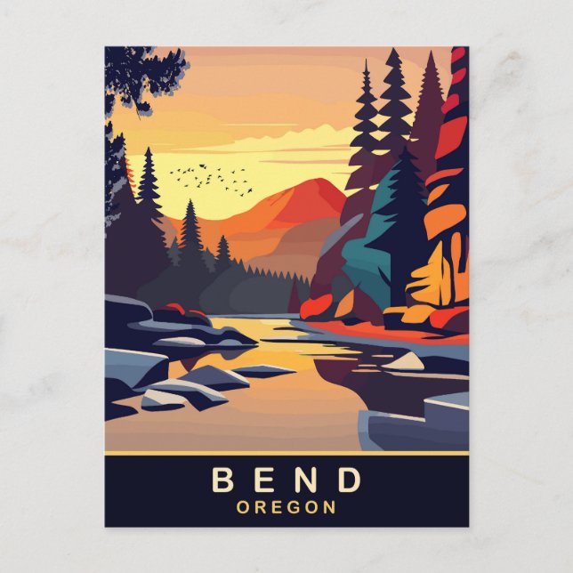 Bend, Oregon, Travel  Postcard (Front)