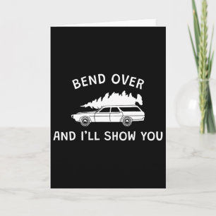 Bend Over And I'll Show You Christmas Couple Match Card