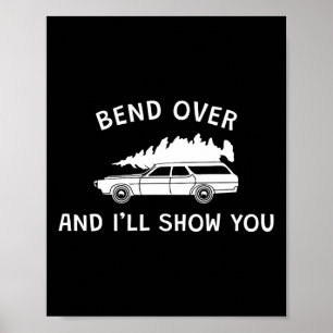 Bend Over and I'll Show You Christmas Couple Match Poster