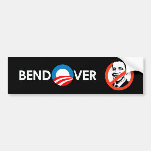 BEND OVER BUMPER STICKER