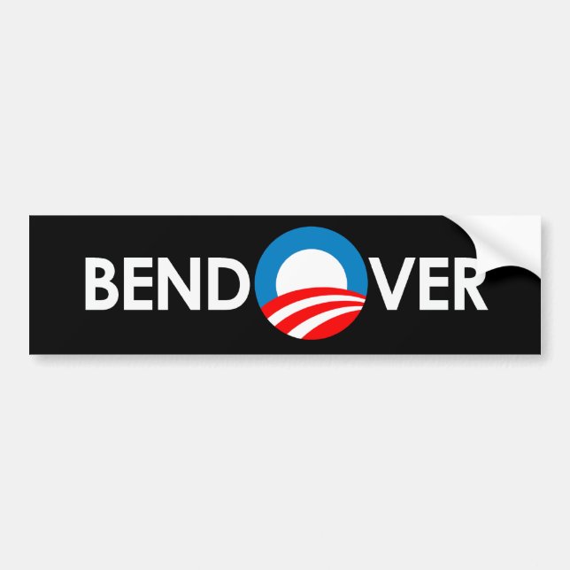 BEND OVER BUMPER STICKER (Front)