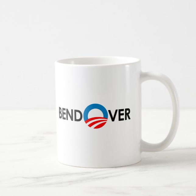 BEND OVER Bumper Sticker Coffee Mug (Right)