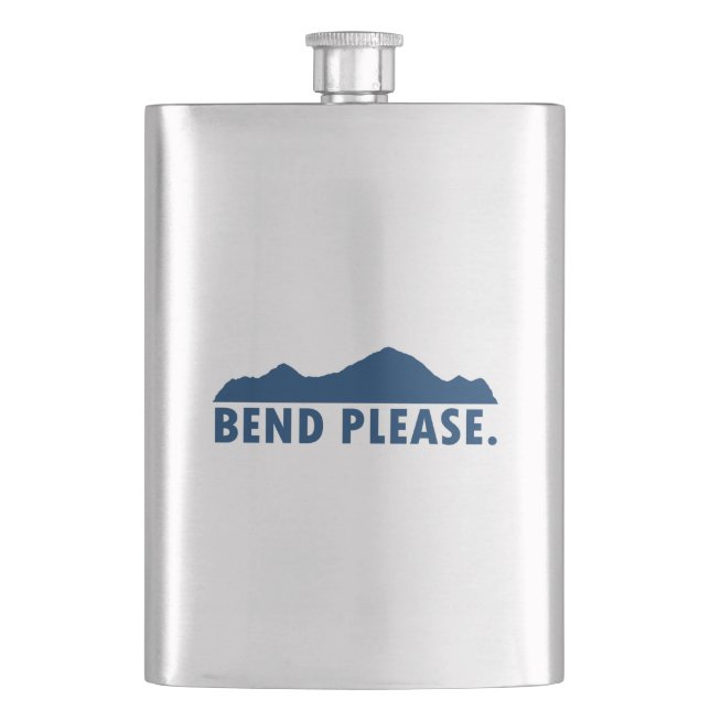 Bend Please Hip Flask (Front)