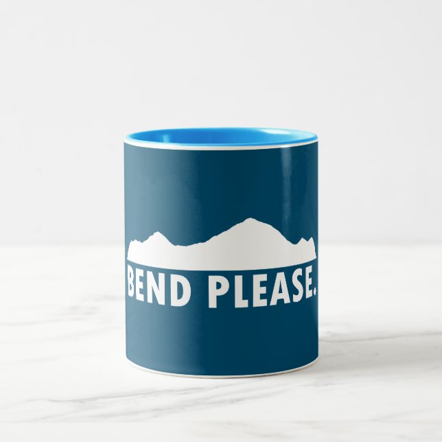 Bend Please Two-Tone Coffee Mug (Center)