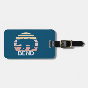 Bend Retro Bear Luggage Tag