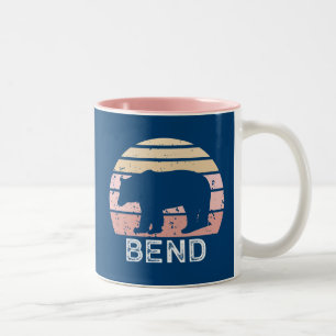 Bend Retro Bear Two-Tone Coffee Mug