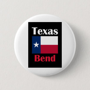 Bend TX 6 Cm Round Badge