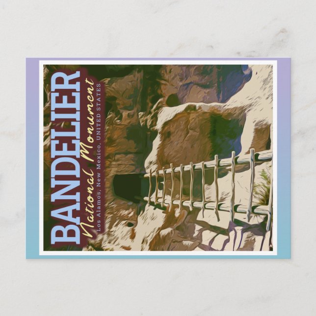 BENDELIER NATIONAL MONUMENT - NEW MEXICO US POSTCARD (Front)