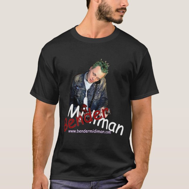Bender Midiman Gibson Sg 61 Reissue Guitar T-Shirt (Front)